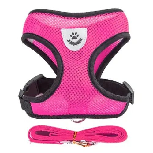 Cat Harness Vest Walking Dogs Collar Polyester