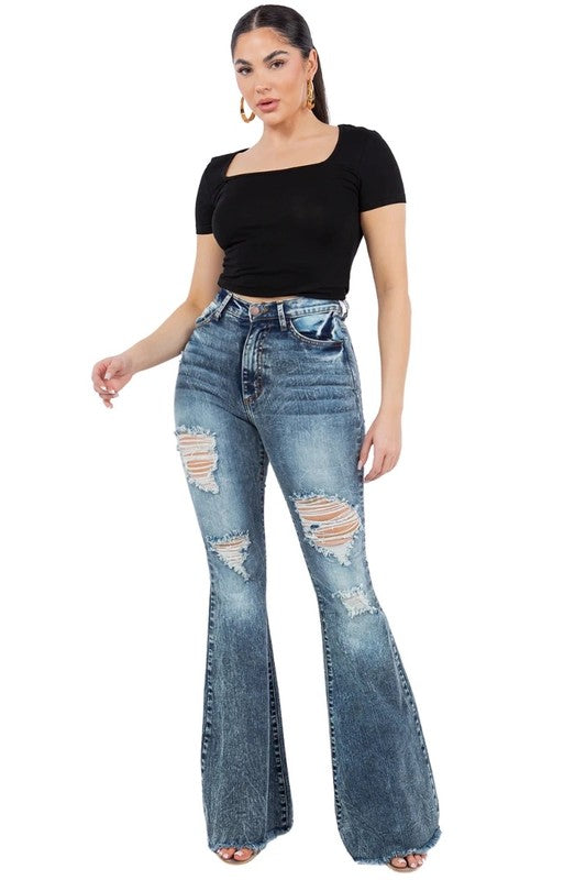 Storm Bell Bottom Jean - Inseam 34