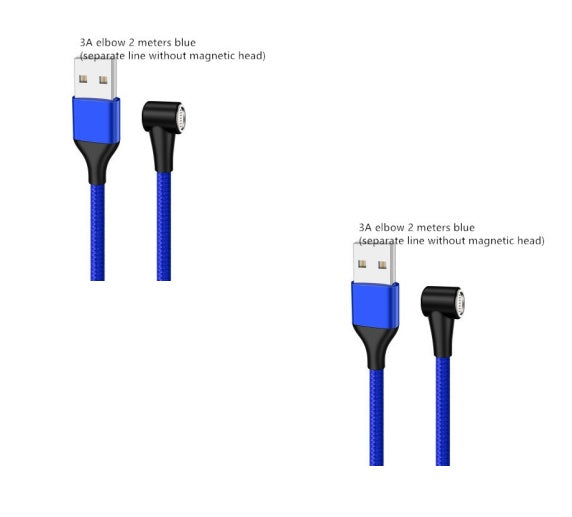 Compatible with Apple , Magnetic USB Cable Fast Charging Micro USB Type C Data Wire Cord Magnet Charger Mobile Phone Cable