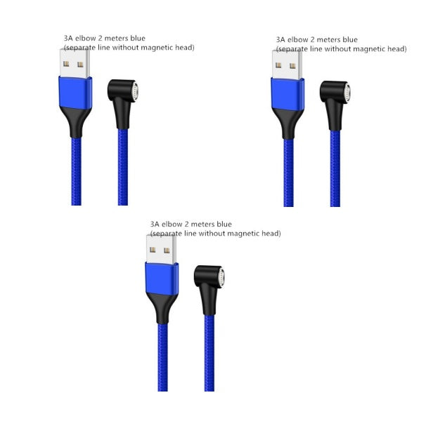 Compatible with Apple , Magnetic USB Cable Fast Charging Micro USB Type C Data Wire Cord Magnet Charger Mobile Phone Cable