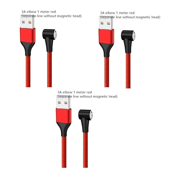 Compatible with Apple , Magnetic USB Cable Fast Charging Micro USB Type C Data Wire Cord Magnet Charger Mobile Phone Cable