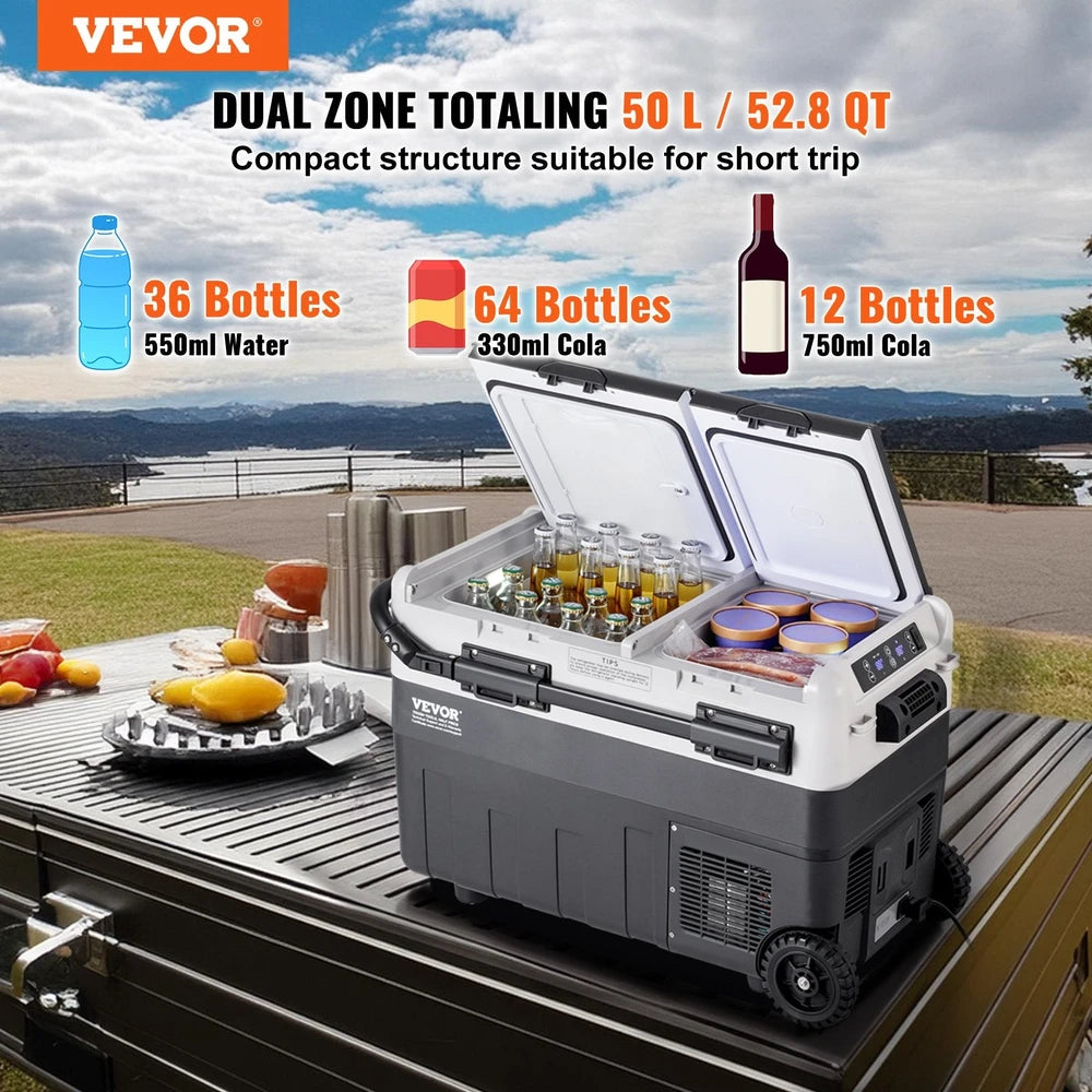 Portable Dual Zone Car Refrigerator