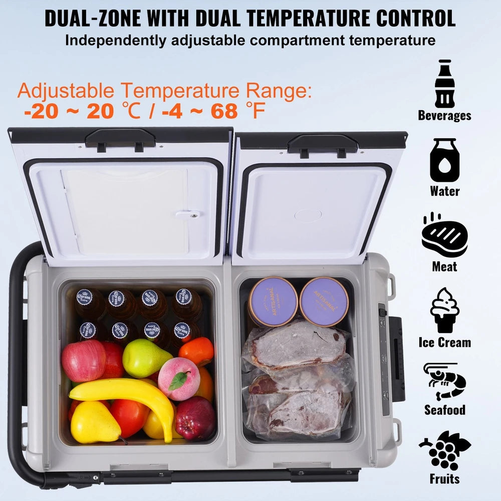 Portable Dual Zone Car Refrigerator