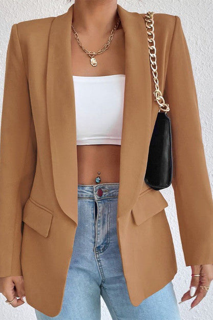 Open front blazer
