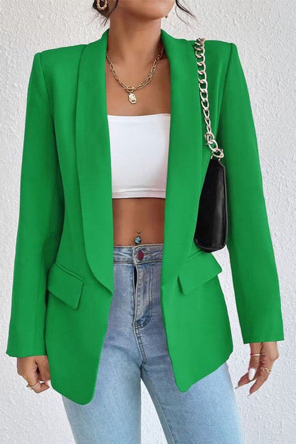 Open front blazer