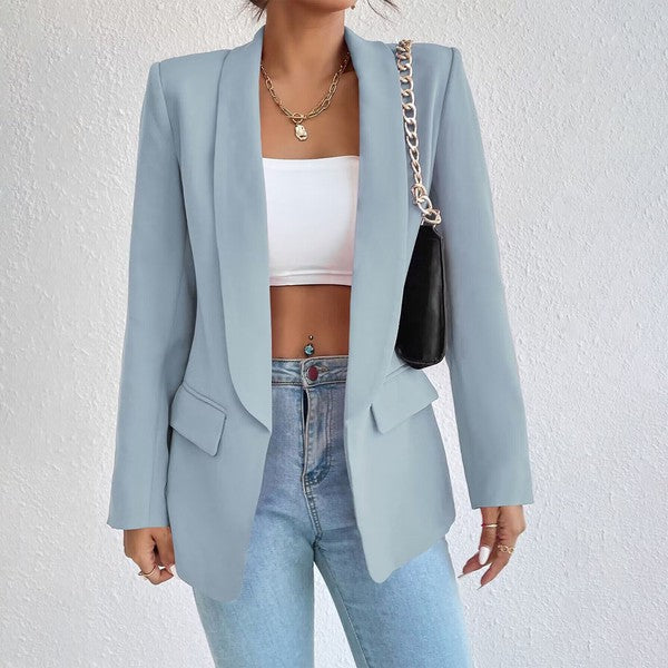 Open front blazer