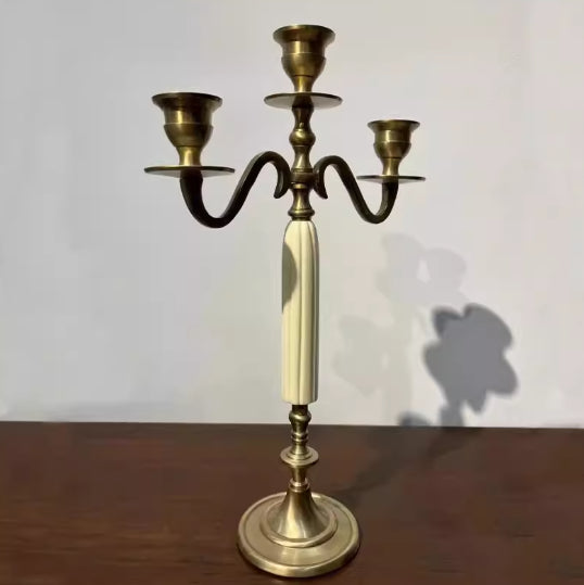 Brass Candlestick Retro Nostalgic Home Furnishings
