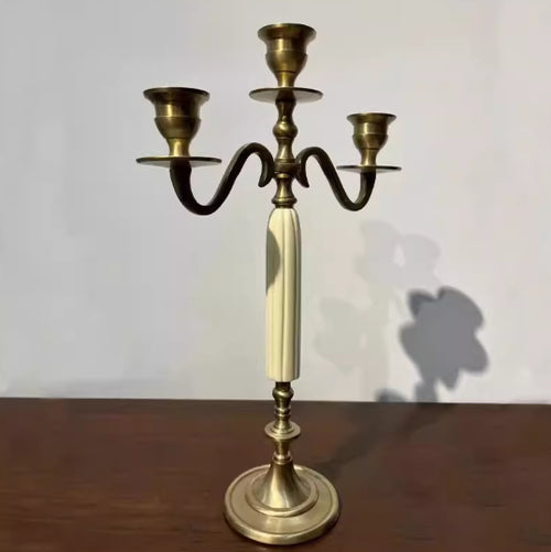 Brass Candlestick Retro Nostalgic Home Furnishings