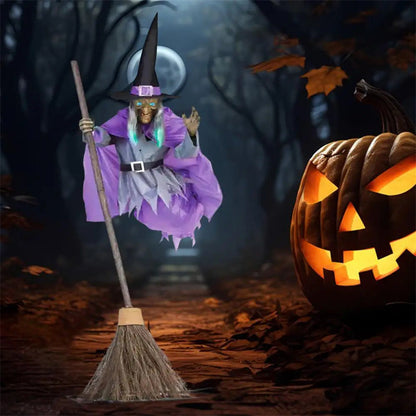 Halloween Flying Witch Decoration Halloween Ghost Outdoor Scary