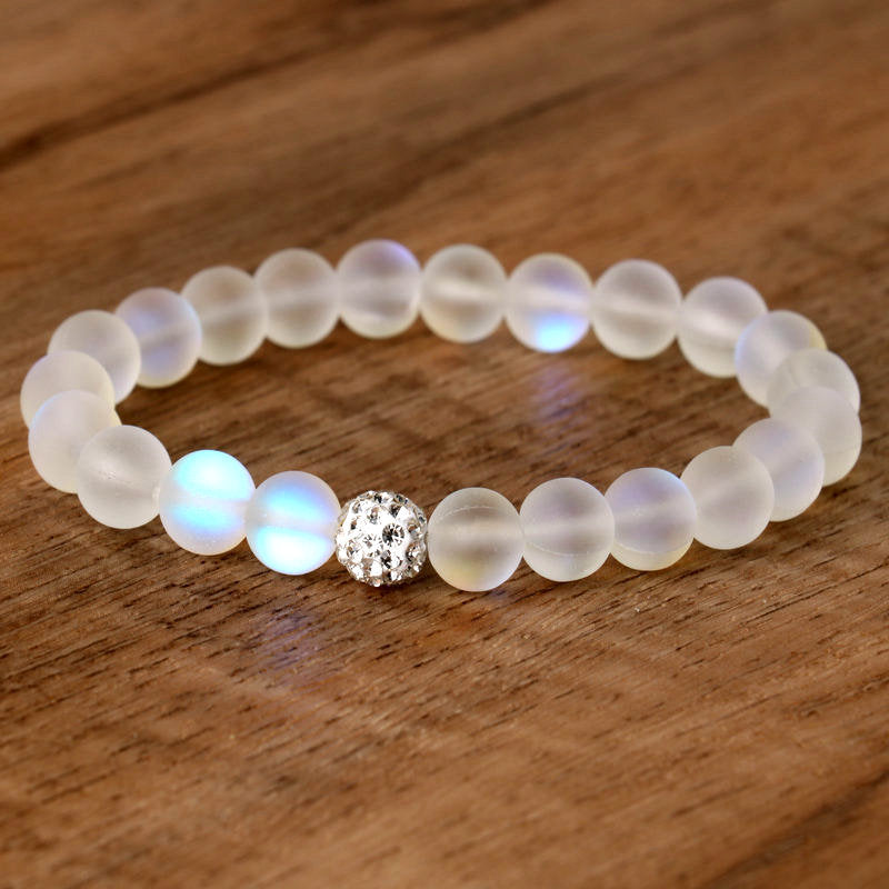 Ball Elastic Thread Bracelet Ladies Handmade