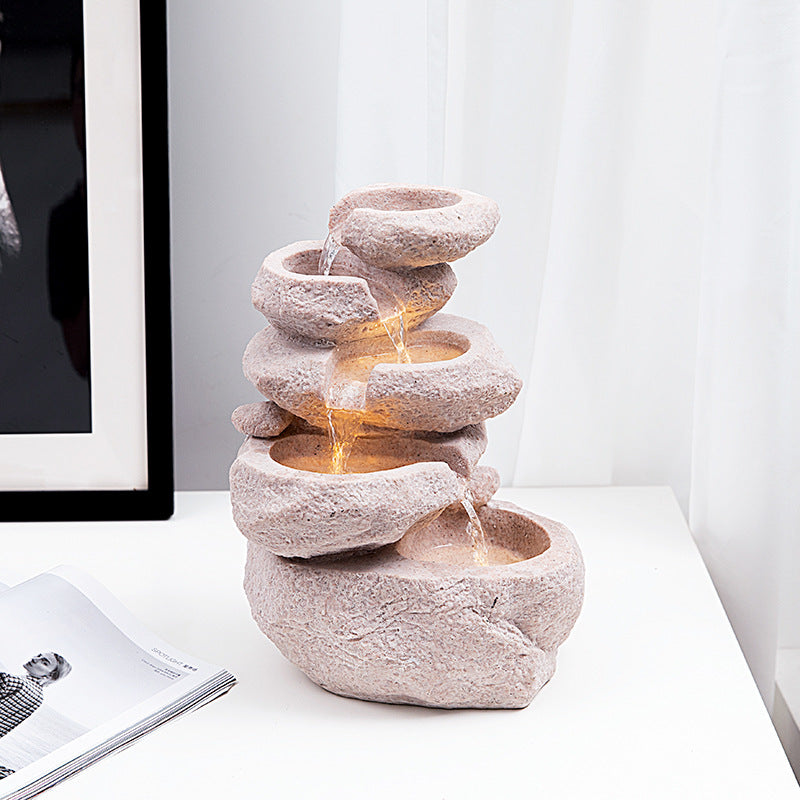 Home Fashion Small Rockery Transfer Ball Desktop