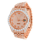 METEORITE STEEL WATCH Iced Bling Luxury Timepiece