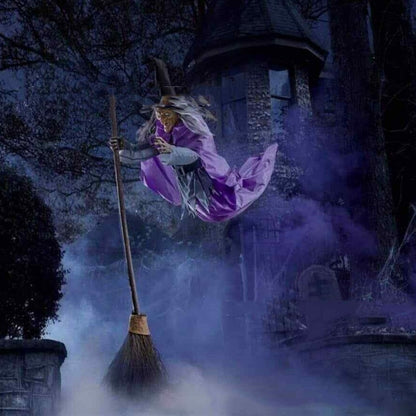 Halloween Flying Witch Decoration Halloween Ghost Outdoor Scary