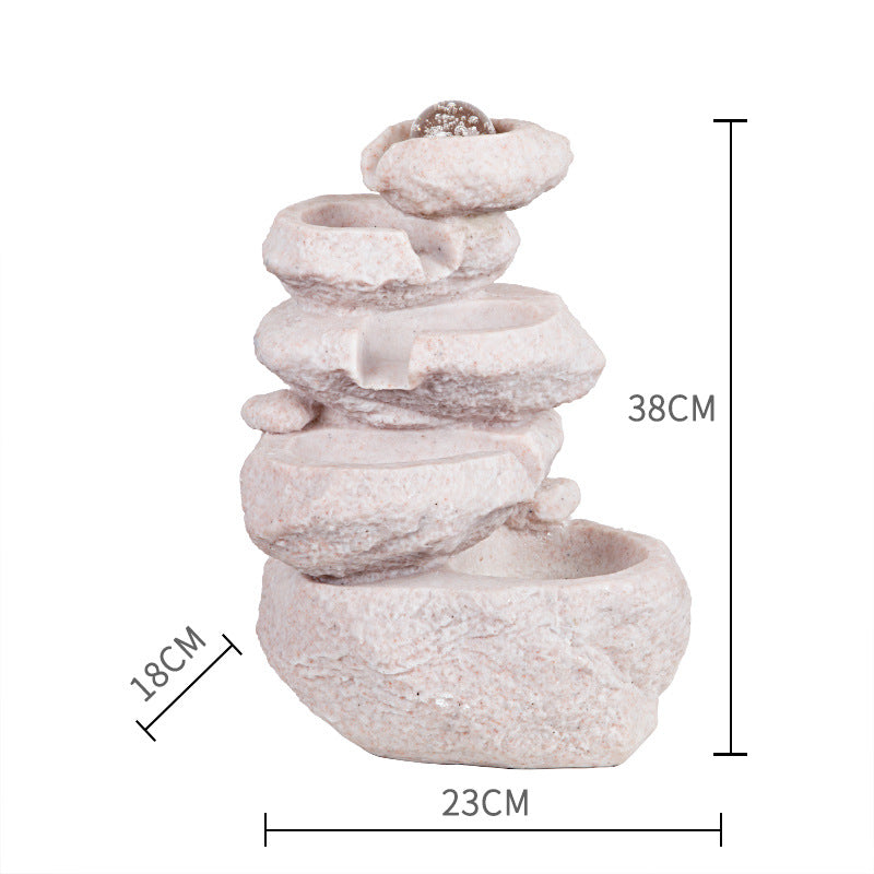 Home Fashion Small Rockery Transfer Ball Desktop
