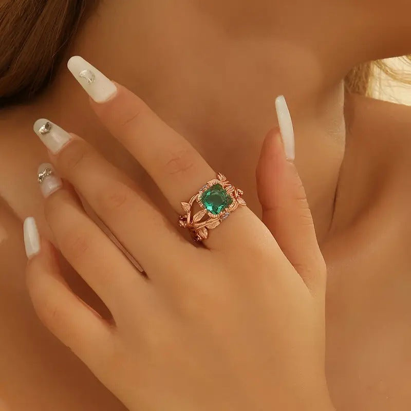 Retro Simple And Exaggerated Unique Women Ring