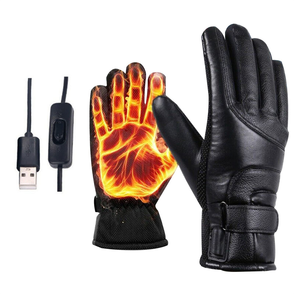 Electric USB Heated Gloves Winter Warming Thermal Ski Snow Hand Warm – Uniqdeal Online Fashion Store