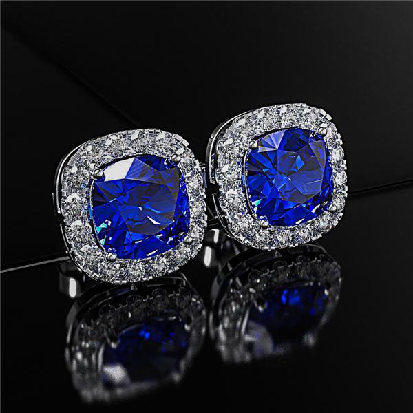 Korean-style Fashionable All-diamond Zircon Womens Stud Earrings