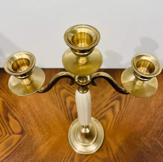 Brass Candlestick Retro Nostalgic Home Furnishings