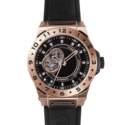 Vento Black Rose Gold Automatic watch showcasing a blend of adventure and refined style.
