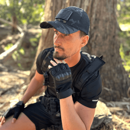 Tactical Fingerless Airsoft Gloves for Outdoor Sports, Paintball