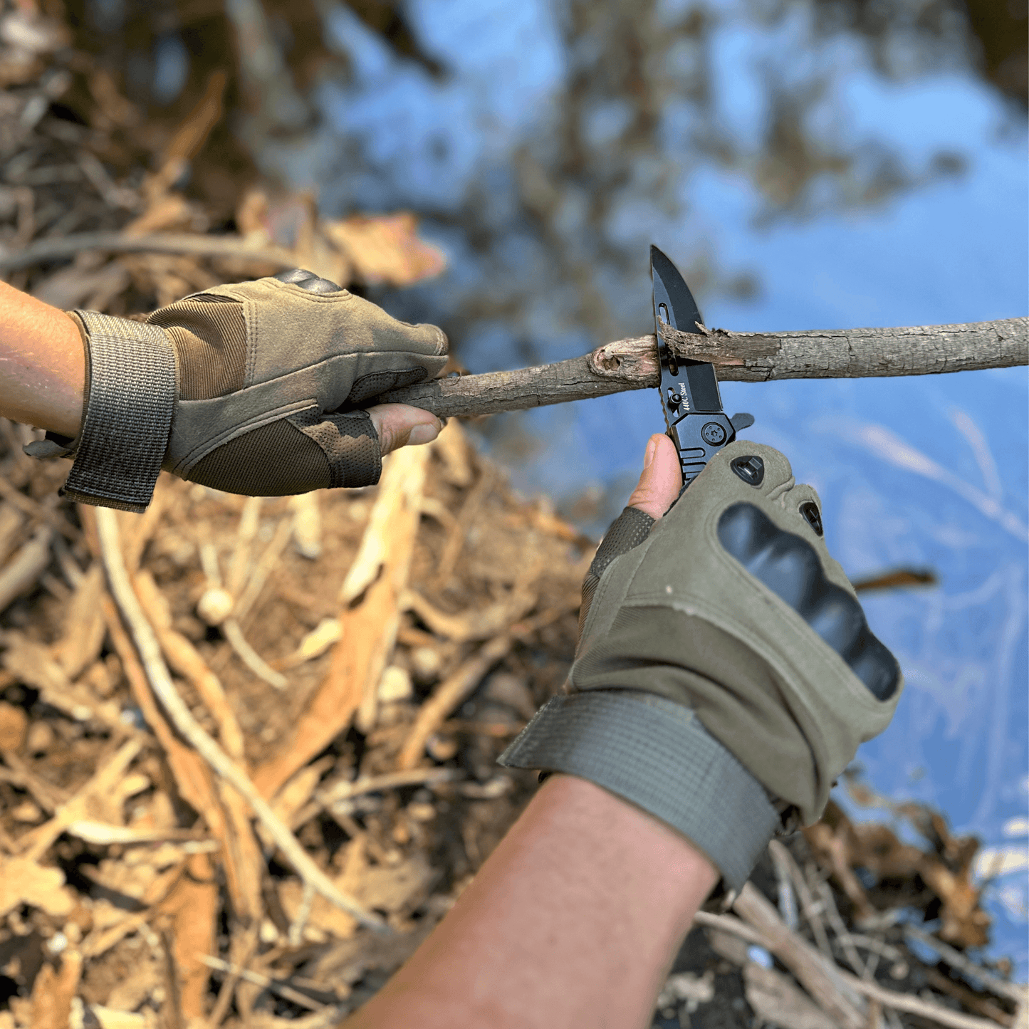 Tactical Fingerless Airsoft Gloves for Outdoor Sports, Paintball