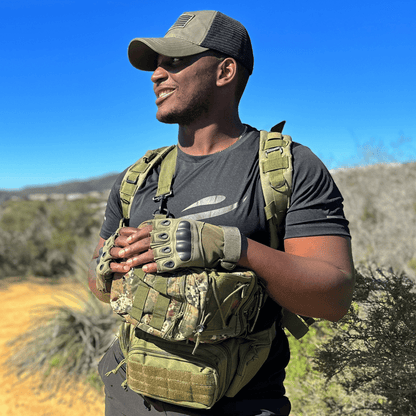 Tactical Fingerless Airsoft Gloves for Outdoor Sports, Paintball