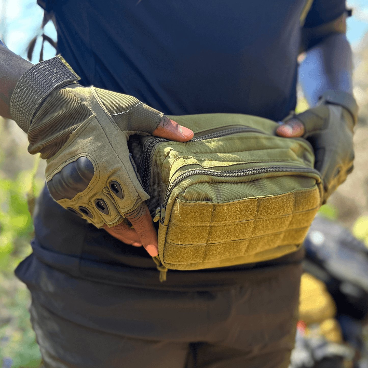 Tactical Fingerless Airsoft Gloves for Outdoor Sports, Paintball
