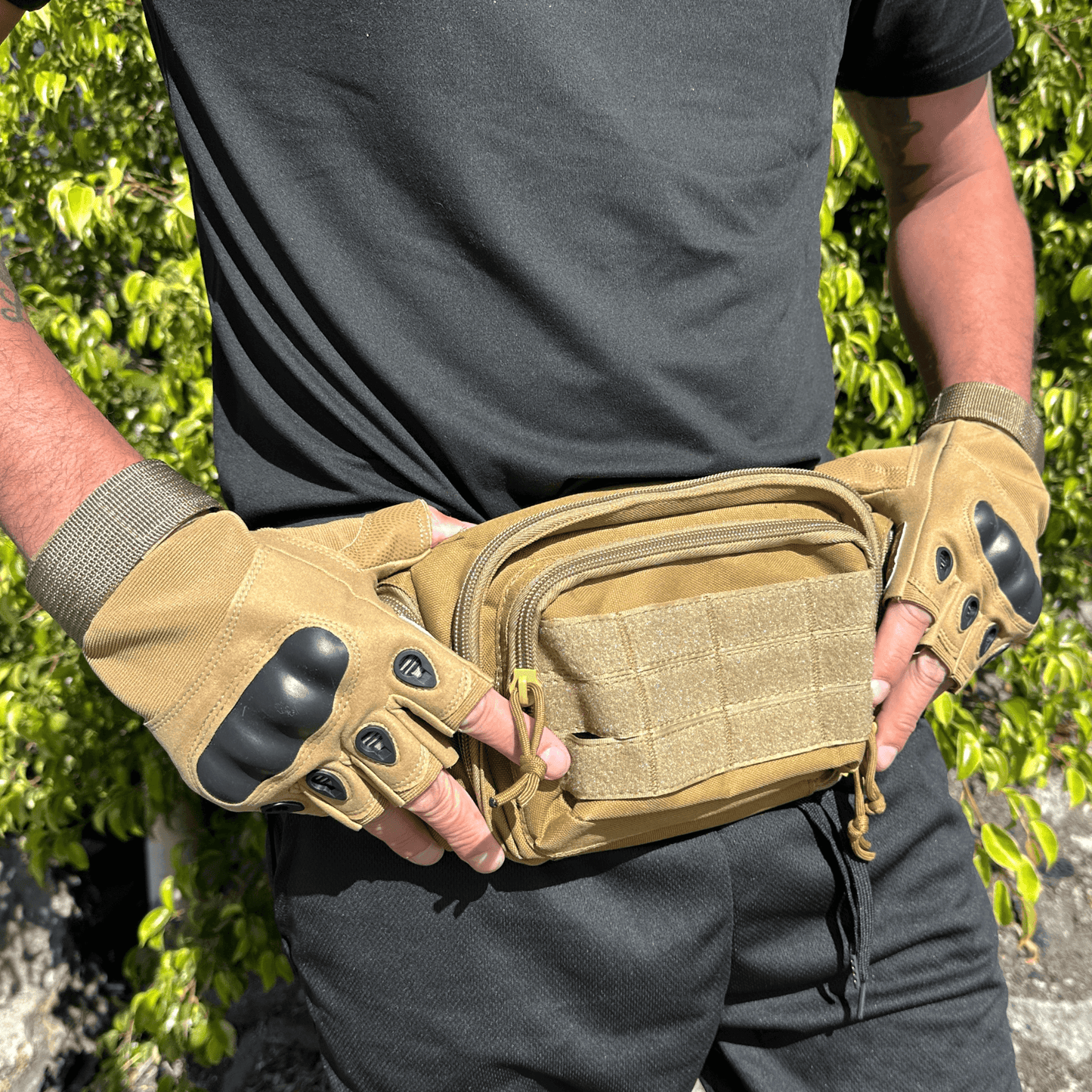 Tactical Fingerless Airsoft Gloves for Outdoor Sports, Paintball
