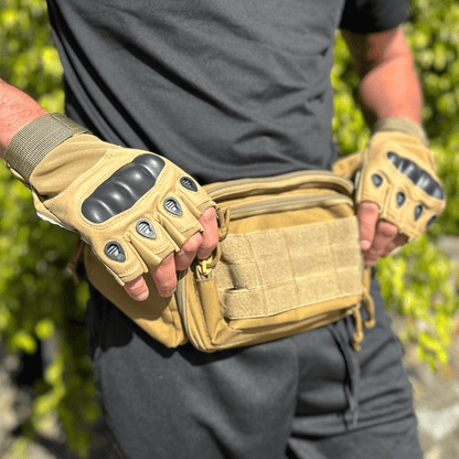Tactical Fingerless Airsoft Gloves for Outdoor Sports, Paintball