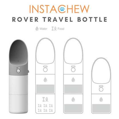Instachew Rover Pet Travel Bottle, Dog water bottle for hydrating pets on the go.