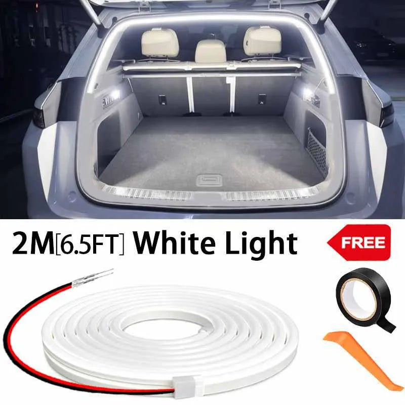 LED Trunk Ambient Light Strip with Auto-Sensing, Wire-Free Install