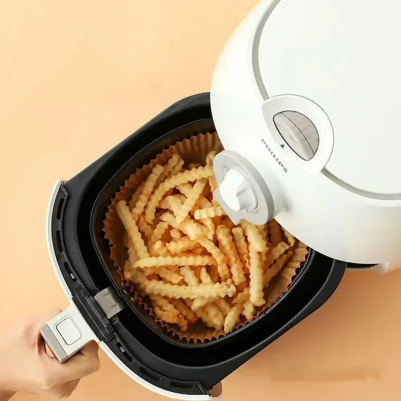 50pcs Air Fryer Grease Absorbent  For Household Baking Pans