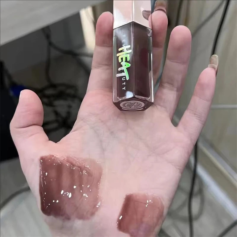 Fashion Fenty Beauty Lip Glaze Moisten Shine Glitter Lip Plumper Makeup For Beginner Liquid Lipstick Female Makeup Cosmetics
