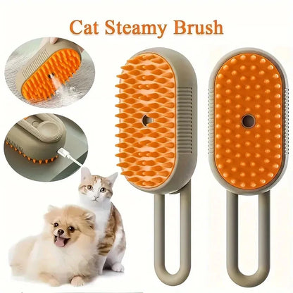 Pet Cleaning Spray Comb, Pet Undercoat Hair Removal Slicker Brush