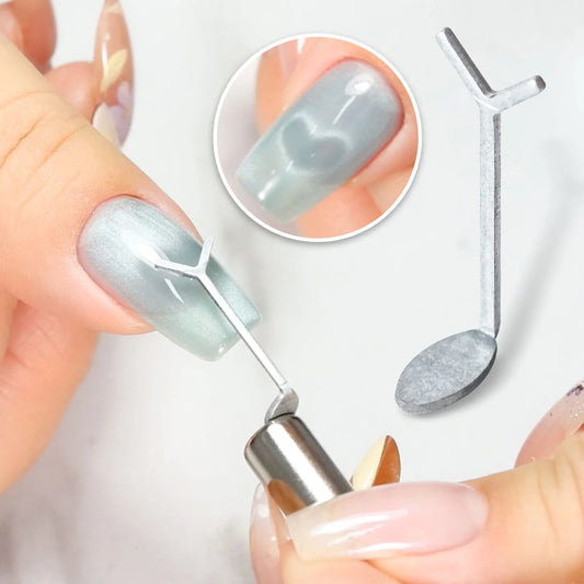 Y-Shaped Cat Eye Nail Polish Magnet Rod Combination Set Nail Art DIY