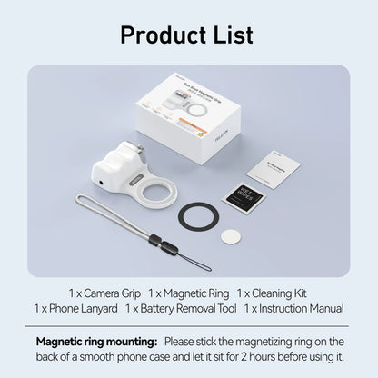 TELESIN Magnetic Phone Camera Shoot Hand Grip Phone Holder Shooting