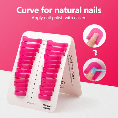 LINMANDA 26Pcs Nail Polish Protector for Fingers Nail Polish Guard