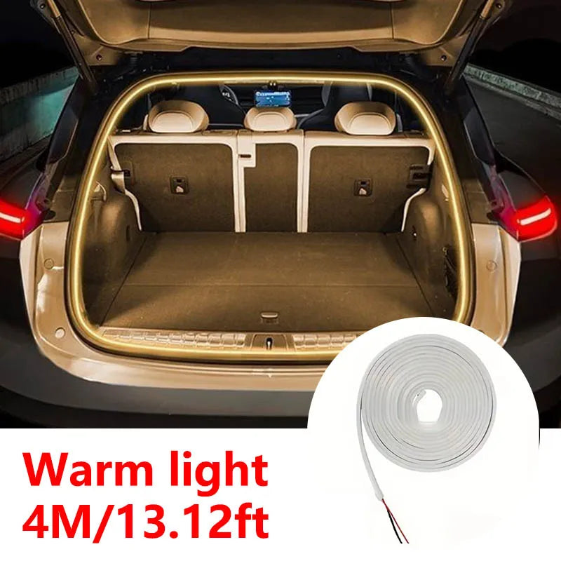 LED Trunk Ambient Light Strip with Auto-Sensing, Wire-Free Install