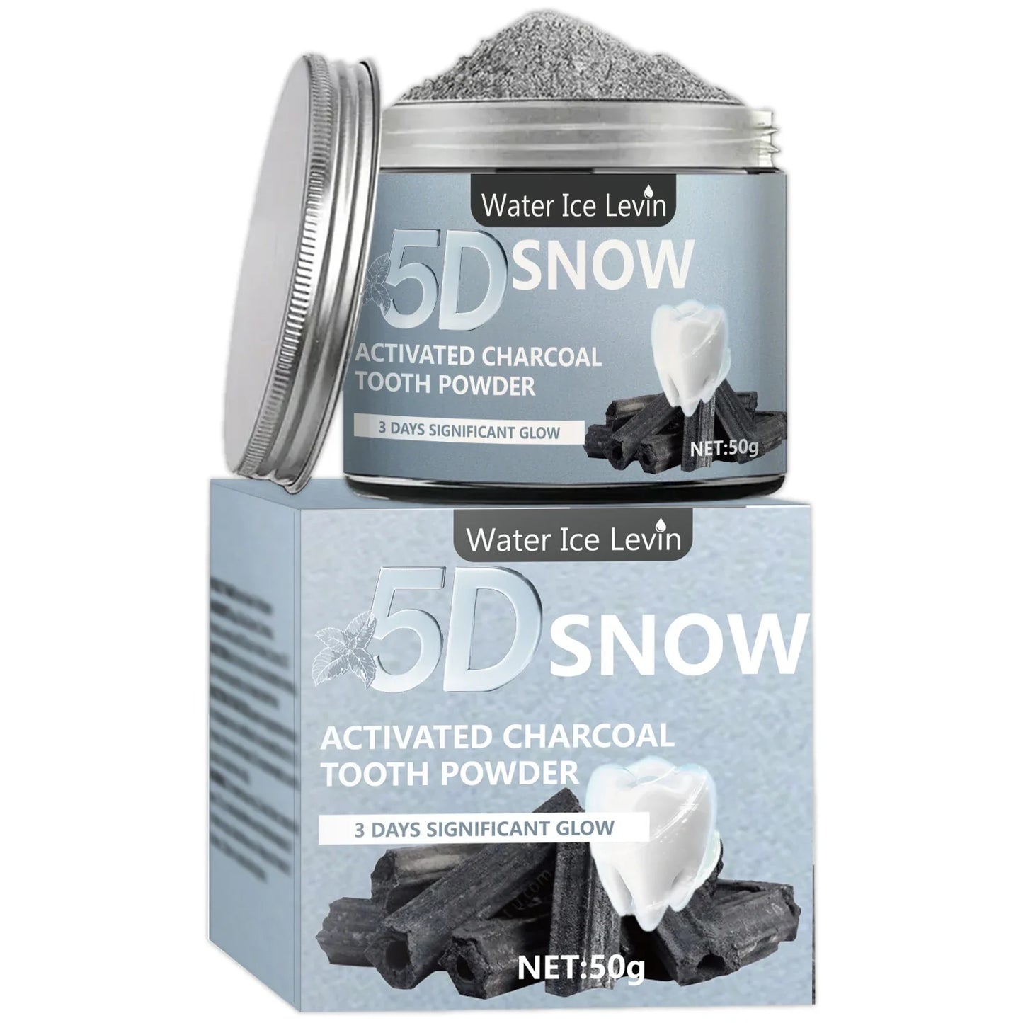 Say Goodbye to Stains, Hello to Confidence – Natural Bamboo Charcoal Teeth Whitening Powder for a Cleaner, Brighter Smile