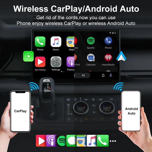 2026 CarPlay Android Auto Wireless Adapter, Fast Pairing, Quick Connection