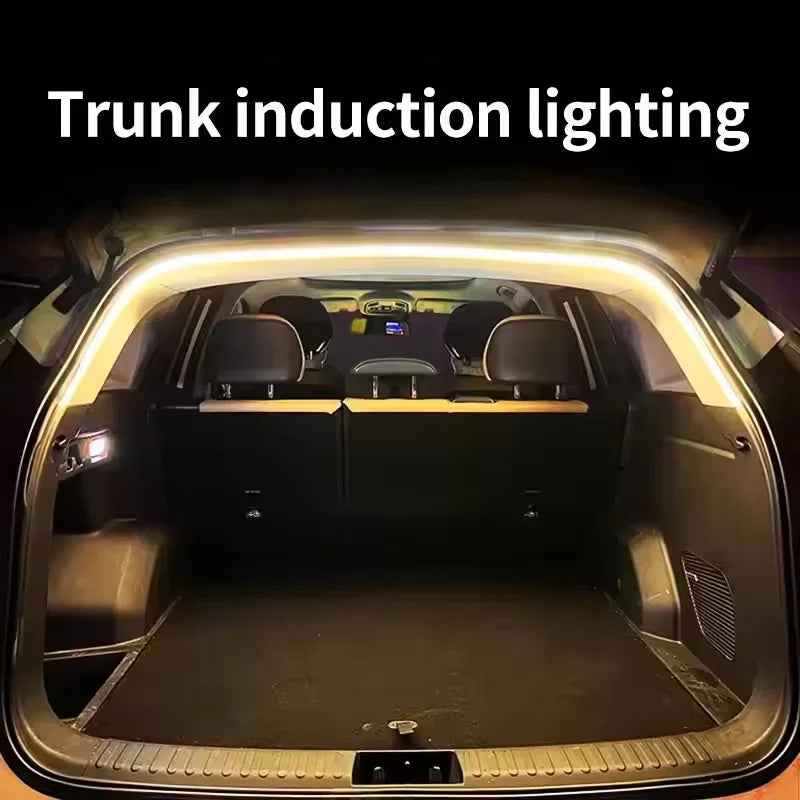 LED Trunk Ambient Light Strip with Auto-Sensing, Wire-Free Install