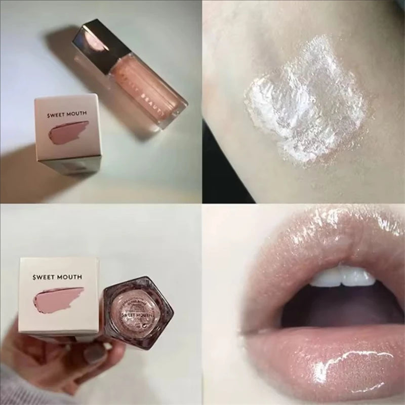 Fashion Fenty Beauty Lip Glaze Moisten Shine Glitter Lip Plumper Makeup For Beginner Liquid Lipstick Female Makeup Cosmetics