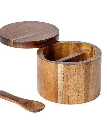 Spice Box with Rotating Lid