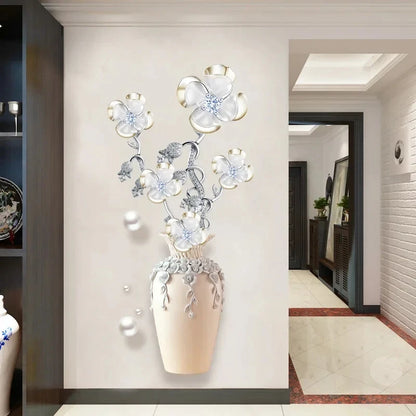 1Pc Elegant and Pure Four Lucky Grass Flowers Planting Wall, Bedroom,