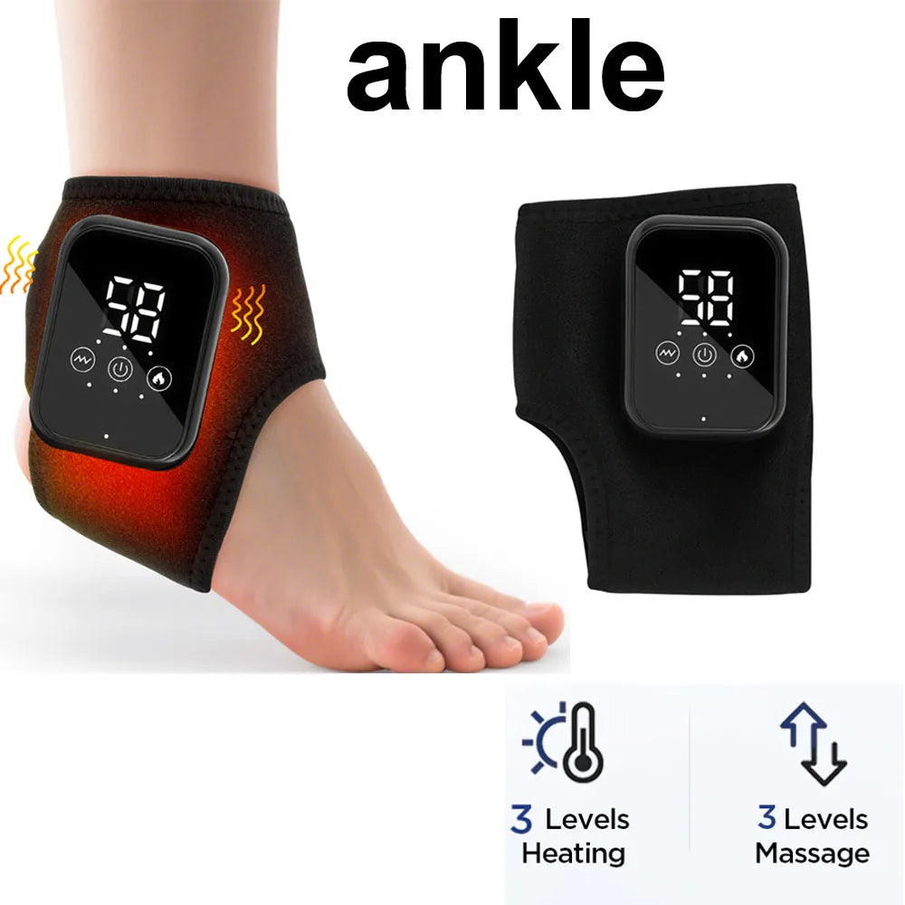 FlexiPulse™ Ankle Recovery System – Smart Air Compression Massager for Achilles Tendon Relief & Circulation Boost