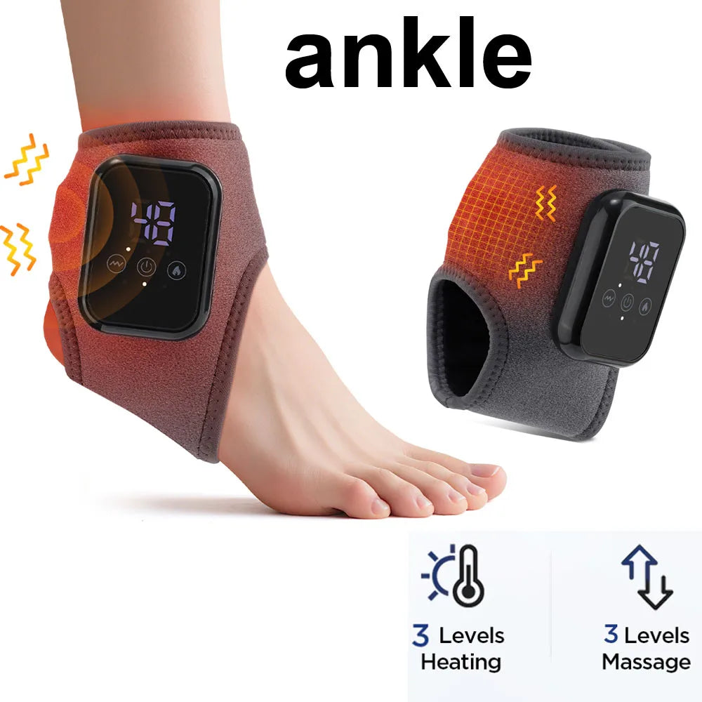 FlexiPulse™ Ankle Recovery System – Smart Air Compression Massager for Achilles Tendon Relief & Circulation Boost