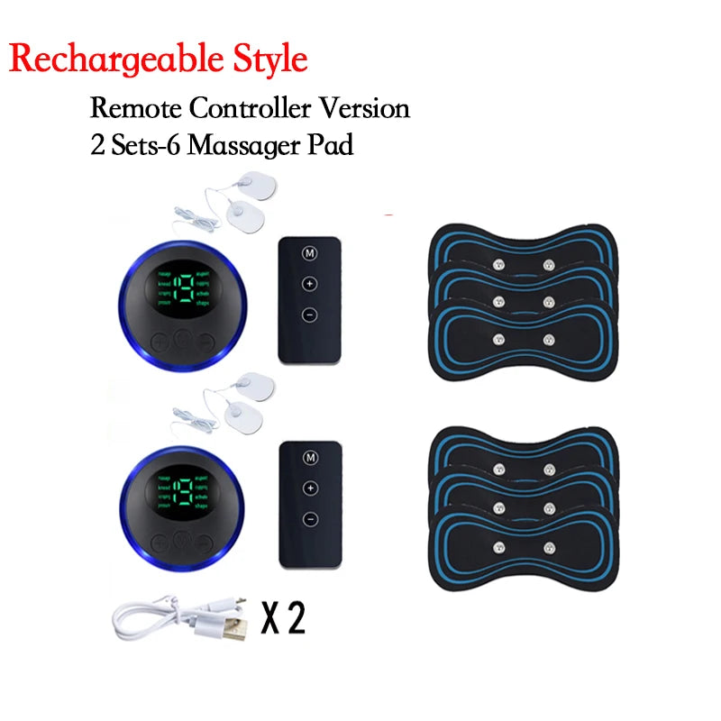 Electric Neck Massager EMS Low Frequency Device for Cervical Pain Relief