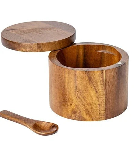 Spice Box with Rotating Lid