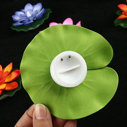 1PC/6PCS LED Lotus Night Lamp Floating Water Sensor Flower Lamp Garden