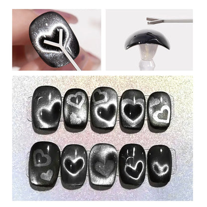 Y-Shaped Cat Eye Nail Polish Magnet Rod Combination Set Nail Art DIY
